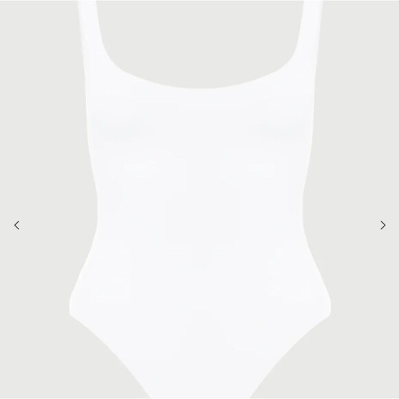 NWT Naked Wardrobe, Scoop Neck Thong Bodysuit, SZ SM, style NW-BOO46-H - Picture 6 of 10